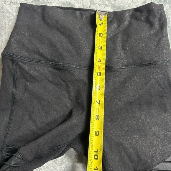 Alo Yoga High-Waist Moto Leggings Black Womens Athleisure Mesh Size XS. - Picture 6 of 10